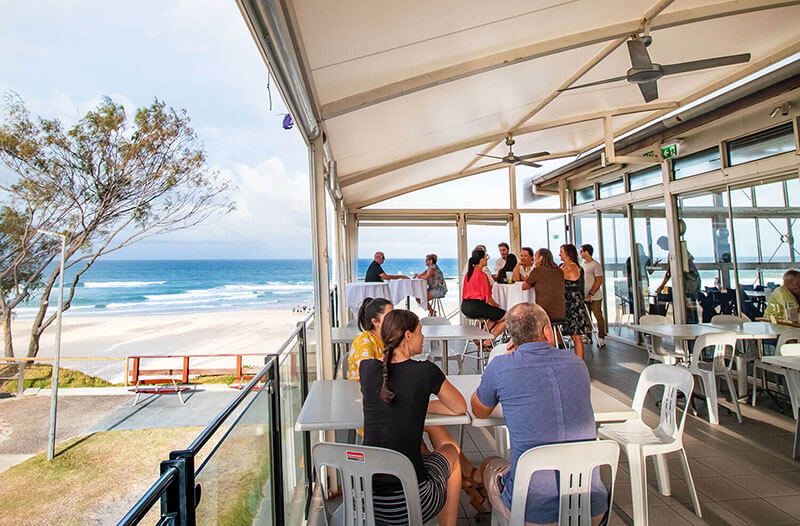 Beachfront Restaurant on the Gold Coast Nobbys Beach Surf Club